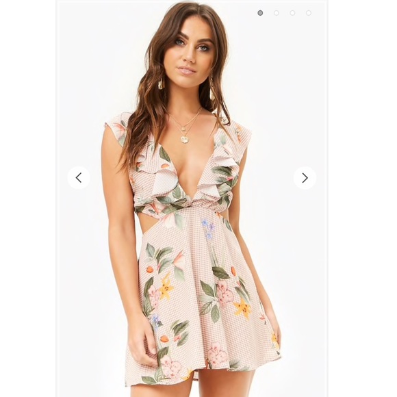 Forever 21 Dresses & Skirts - Pretty By Rory Gingham Print Mini Dress
